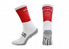 Murphys Pro Mid GAA Grip Socks Red White Size 3-5